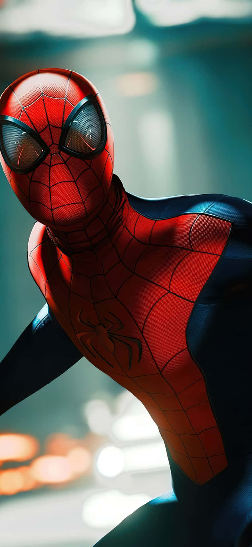 Enjoy playing an amazing spider man game on your Iphone Wallpaper