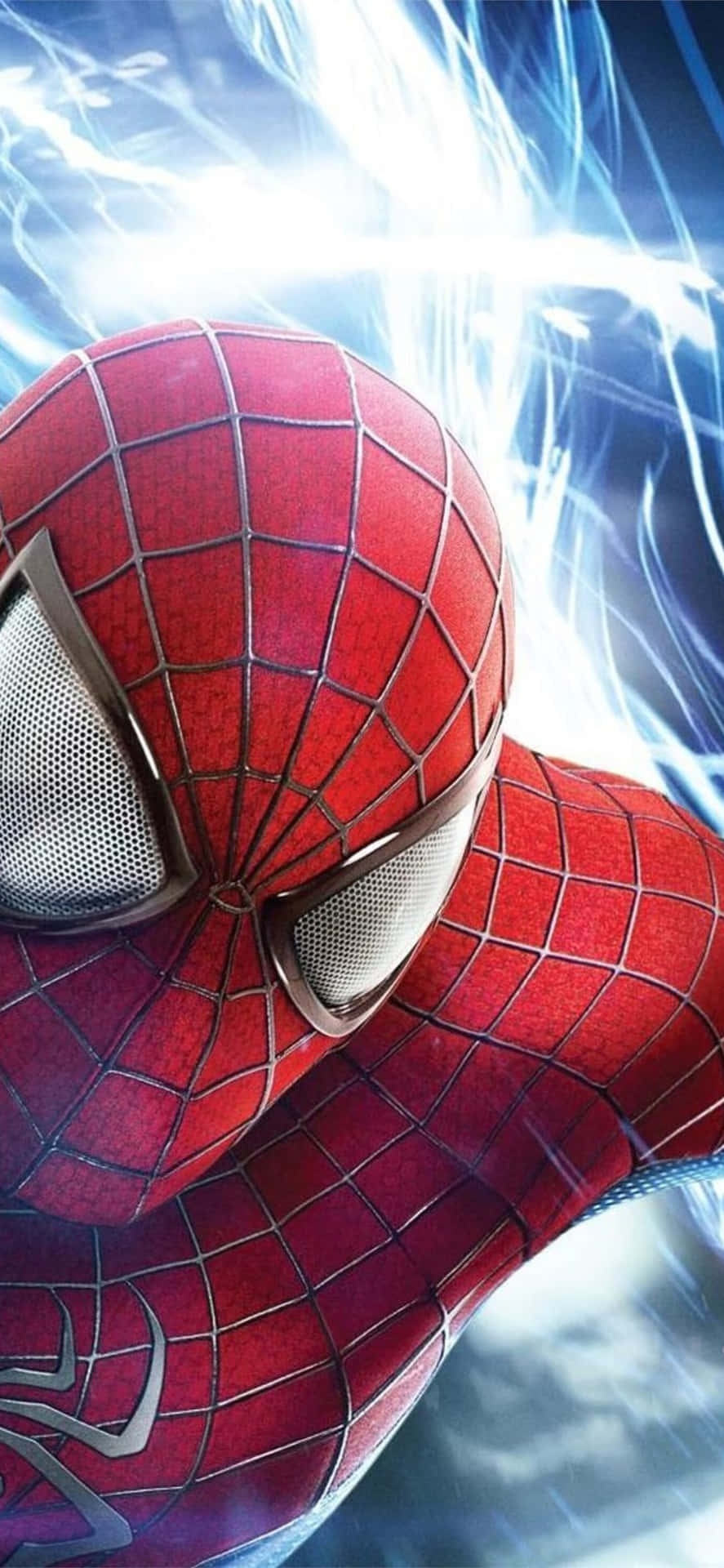 Portain Vita Il Tuo Marvel Avenger Preferito Con L'iphone Amazing Spider-man. Sfondo