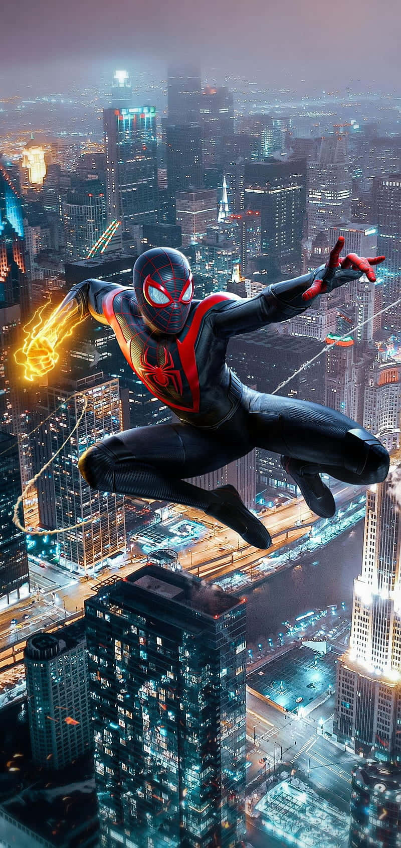 Step into an Amazing Spider-Man Adventure with this Iphone Wallpaper