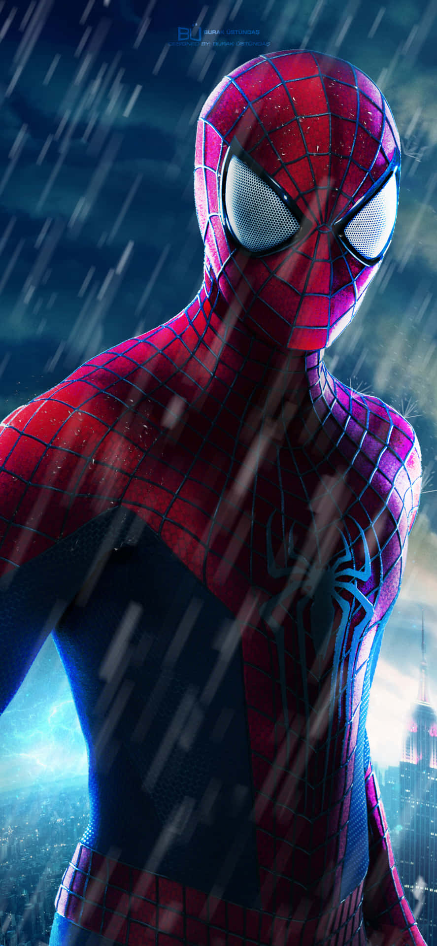 Få din Superhelt på med den fantastiske Spider Man Iphone Wallpaper! Wallpaper