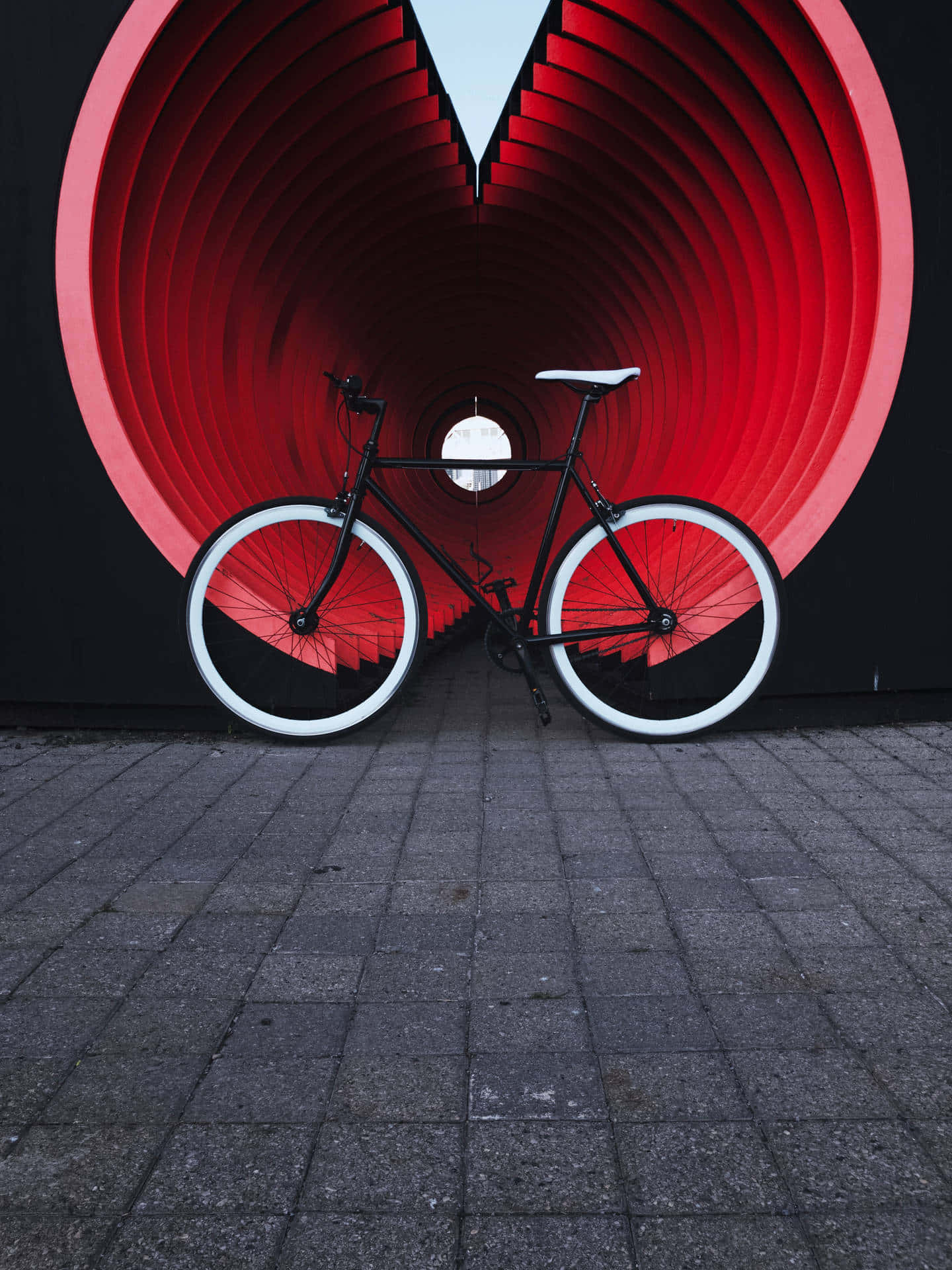 Amazing Vélo Garé Devant Bike Background