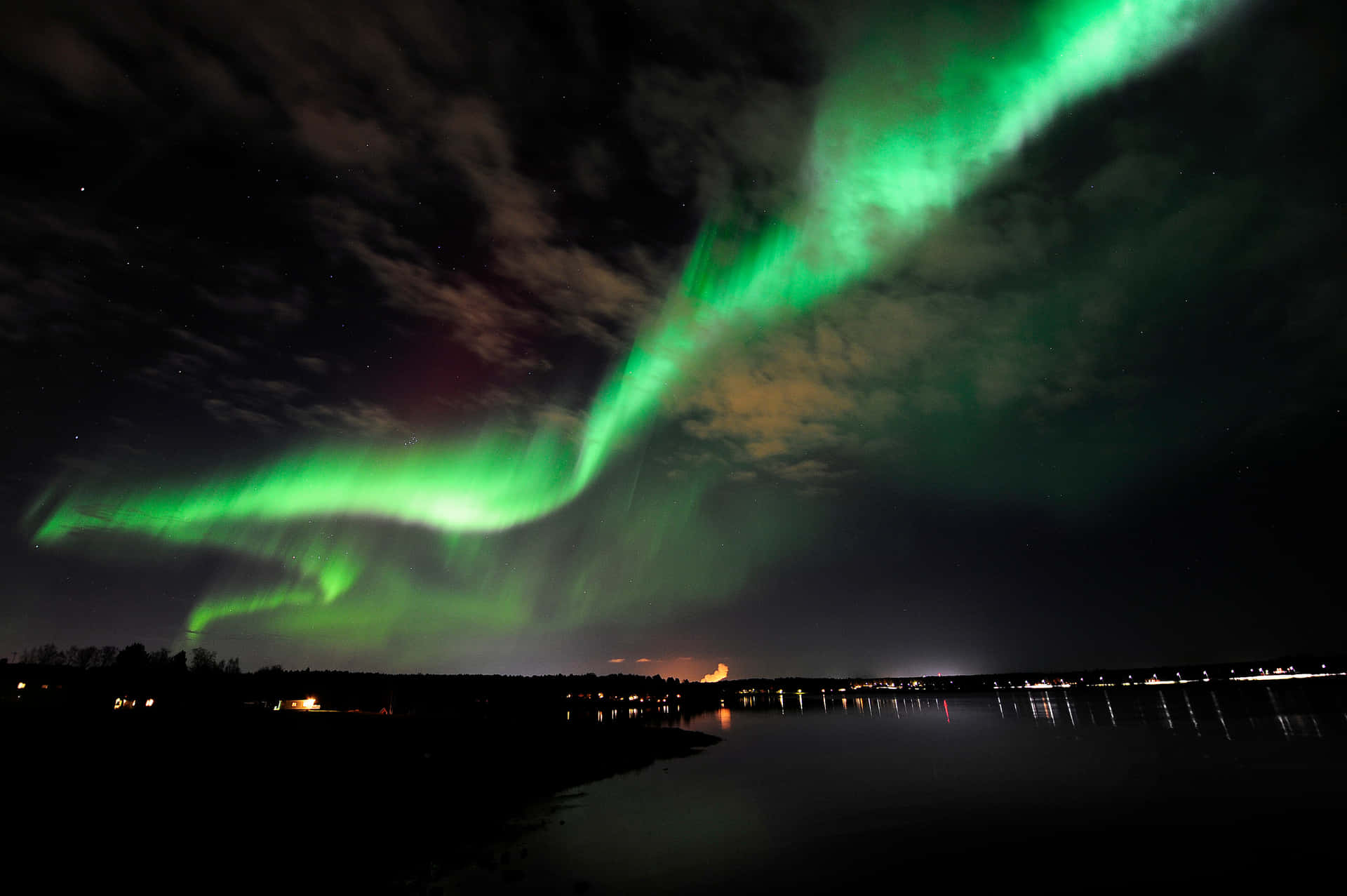 Amazing Winter Scene In Luleå, Sweden Wallpaper