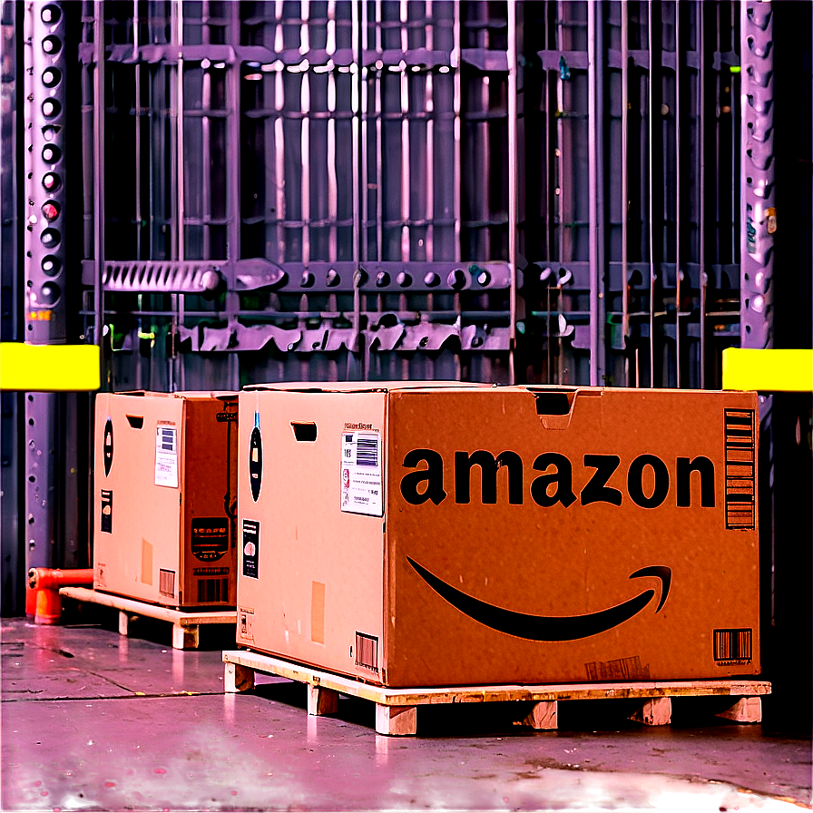 Amazon Box At Warehouse Png Nsi17 PNG