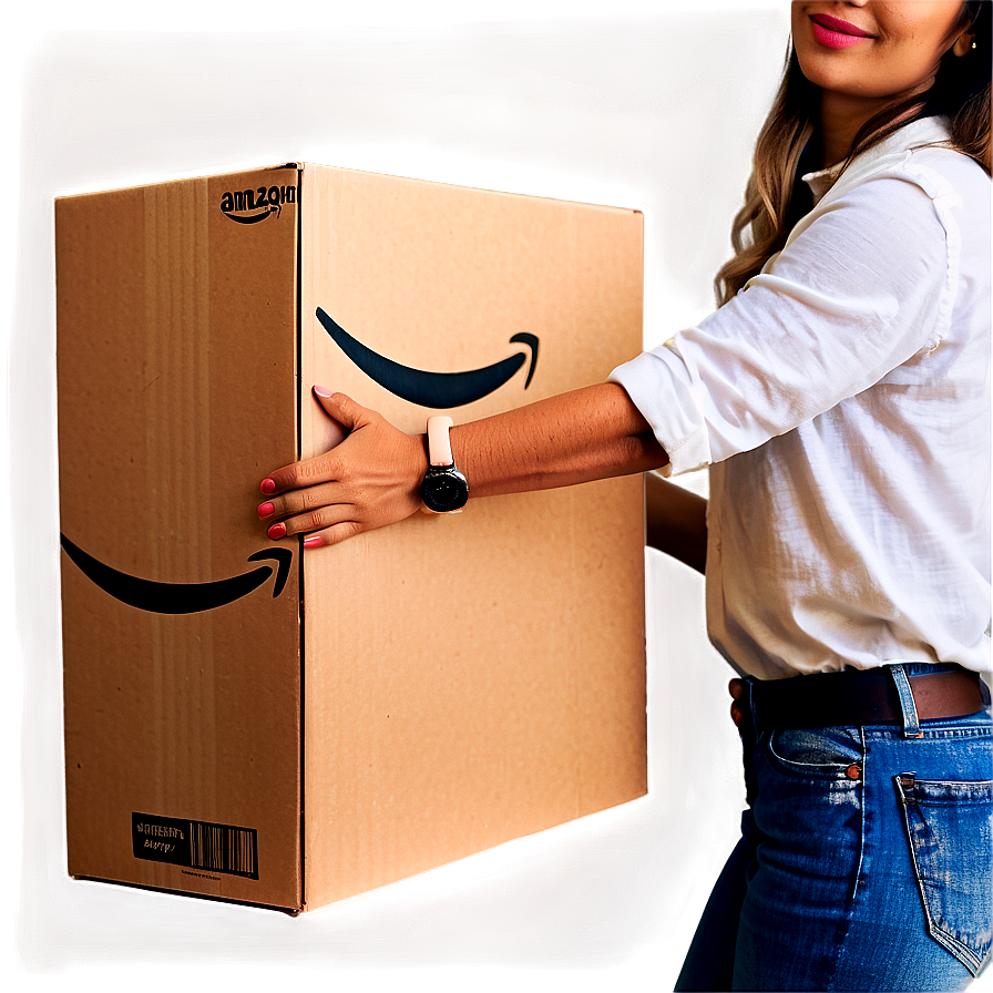 Amazon Box In Hand Png Wjx21 PNG