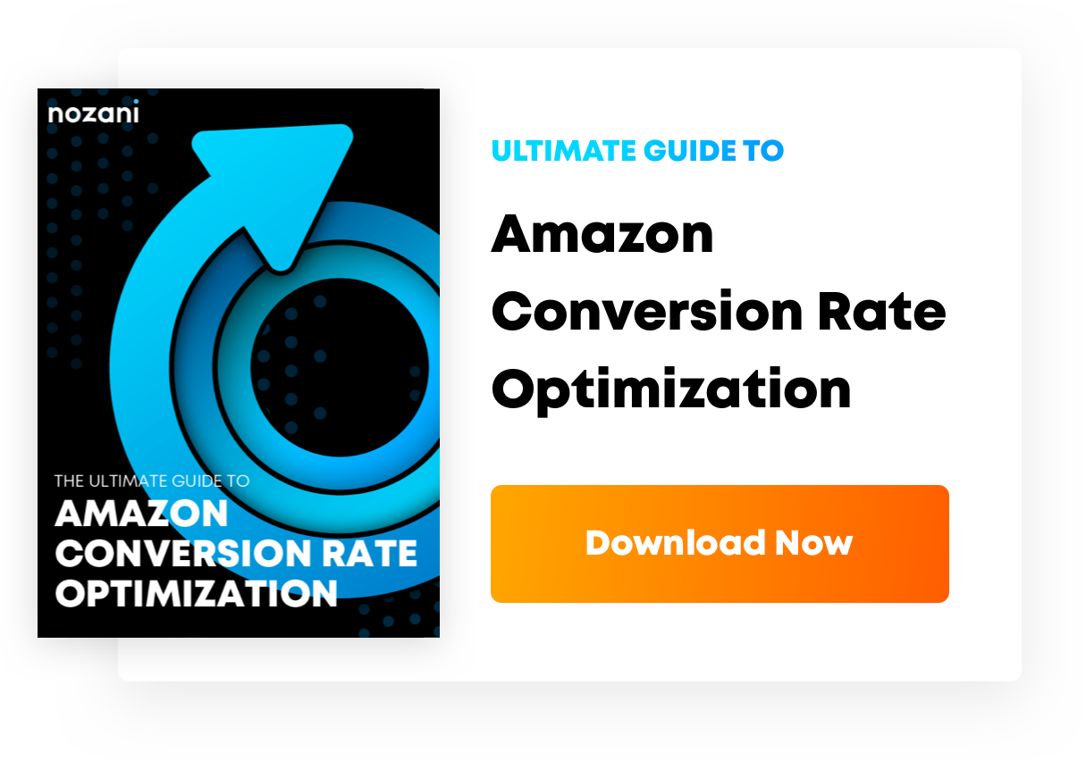 Amazon Conversion Rate Optimization Guide Advertisement PNG
