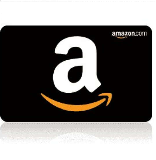 Amazon Gift Card Black Design PNG