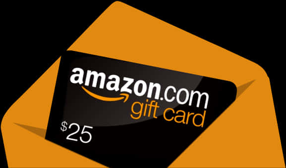 Amazon Gift Card25 Dollars PNG