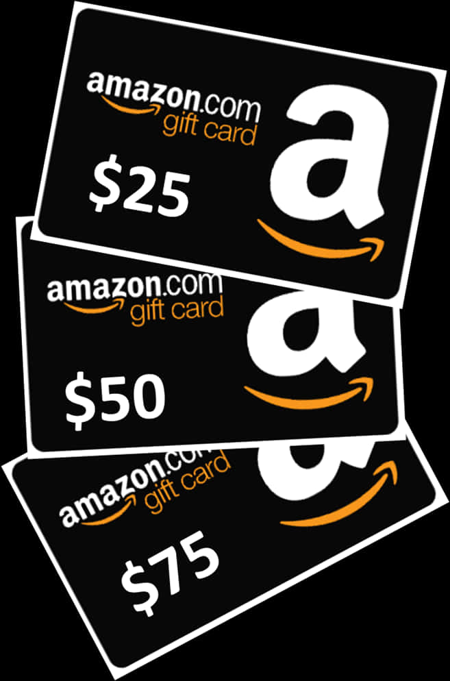 Amazon Gift Cards Various Denominations PNG