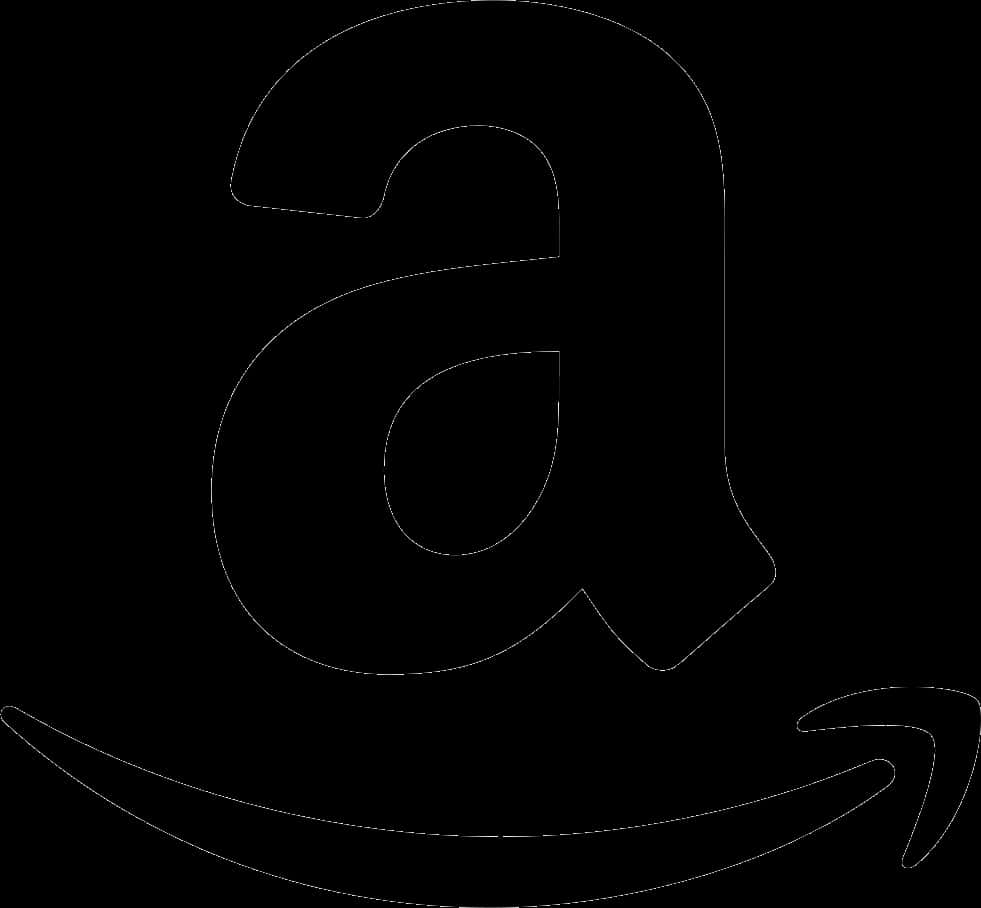 Amazon Logo Black Background PNG