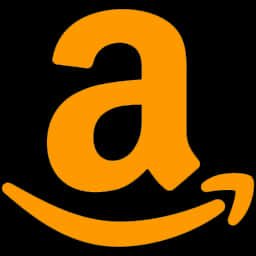 Amazon Logo Orangeon Black PNG