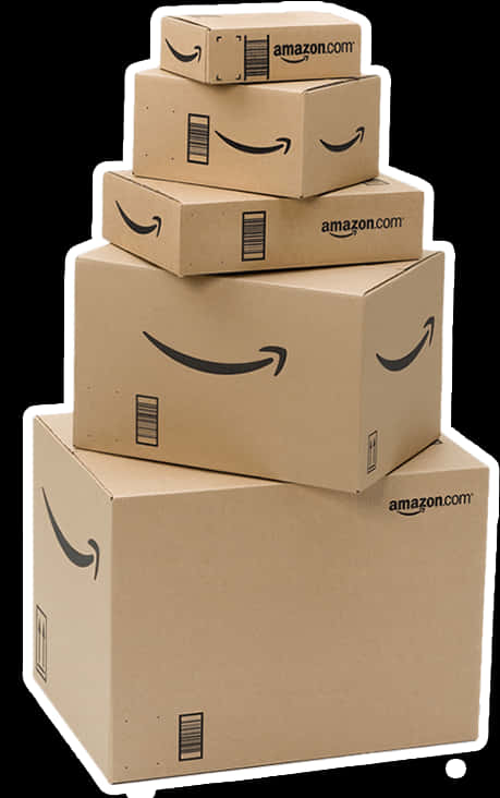 Amazon Packages Stacked PNG