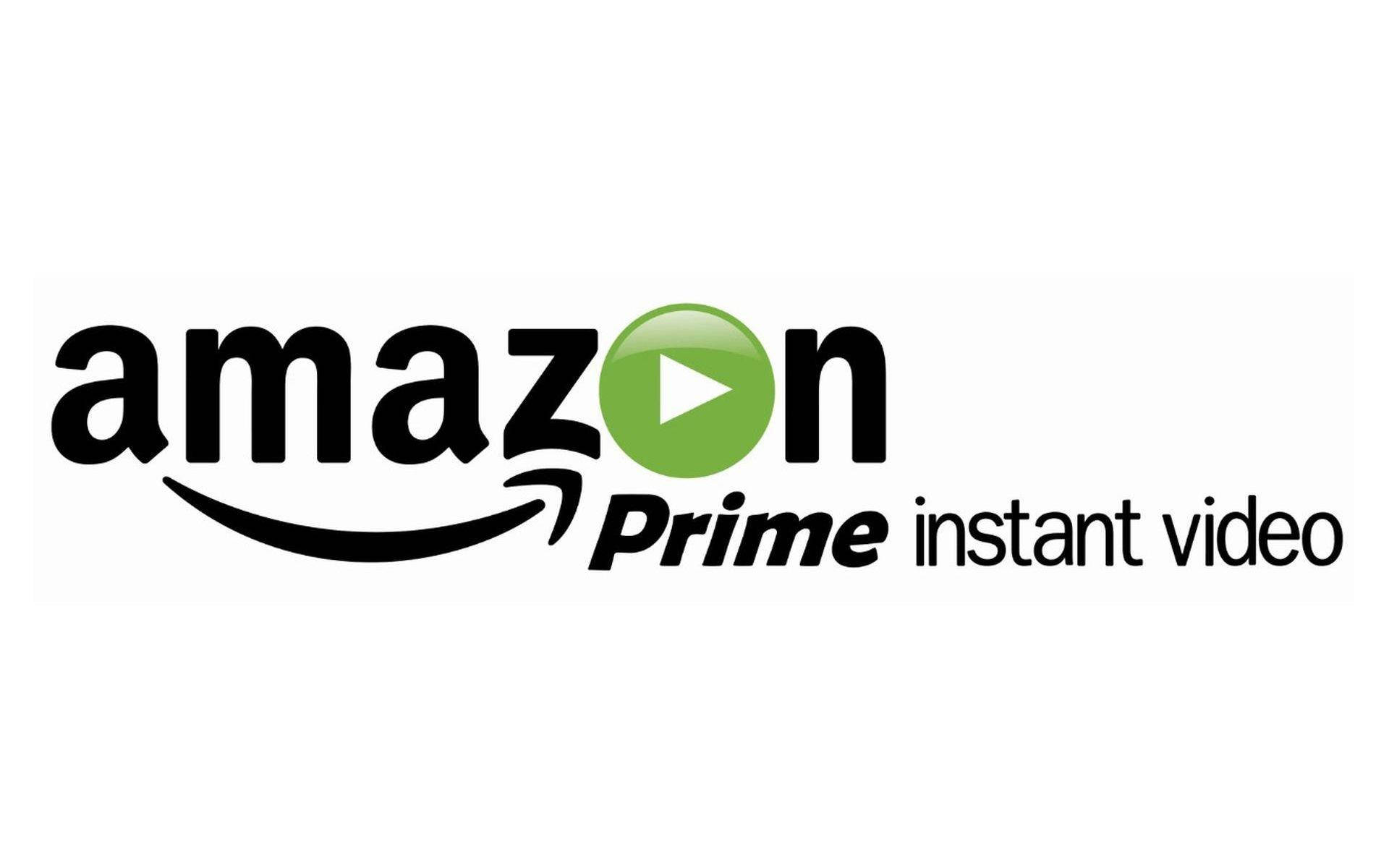 Amazon Prime Video Logo On White Backdrop Wallpaper