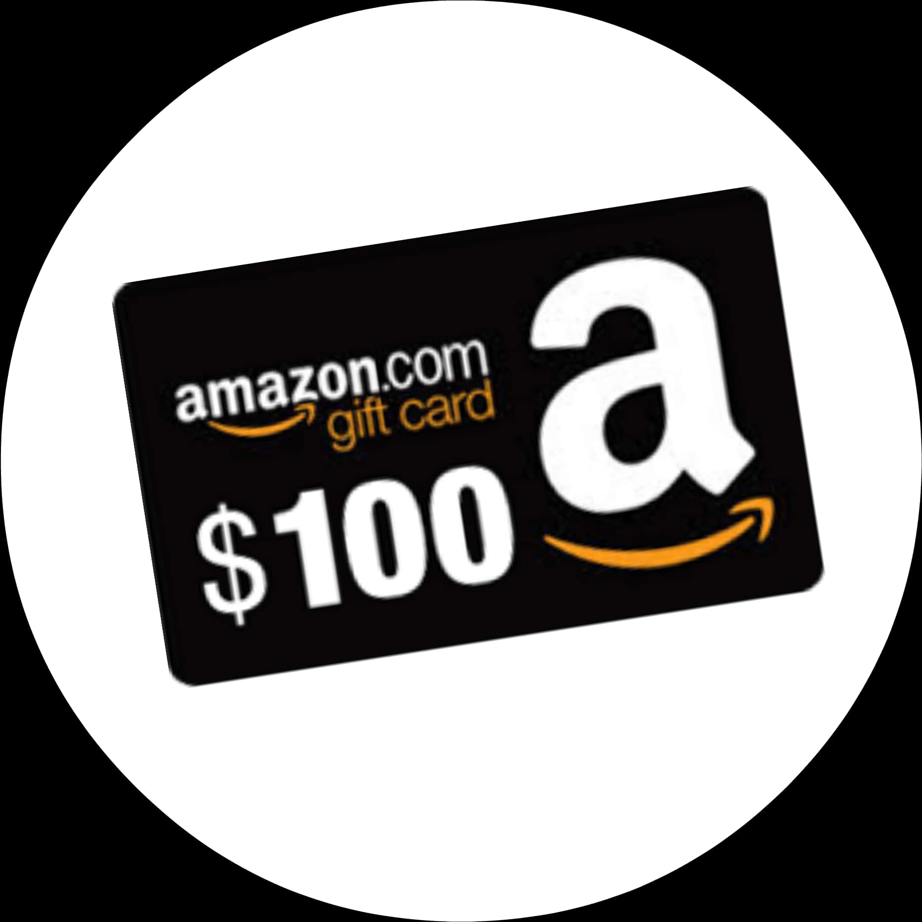 Amazon100 Dollar Gift Card PNG
