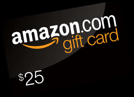 Amazon25 Dollar Gift Card PNG