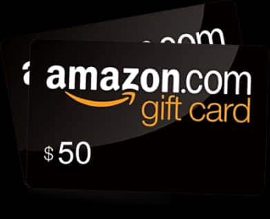 Amazon50 Dollar Gift Card PNG