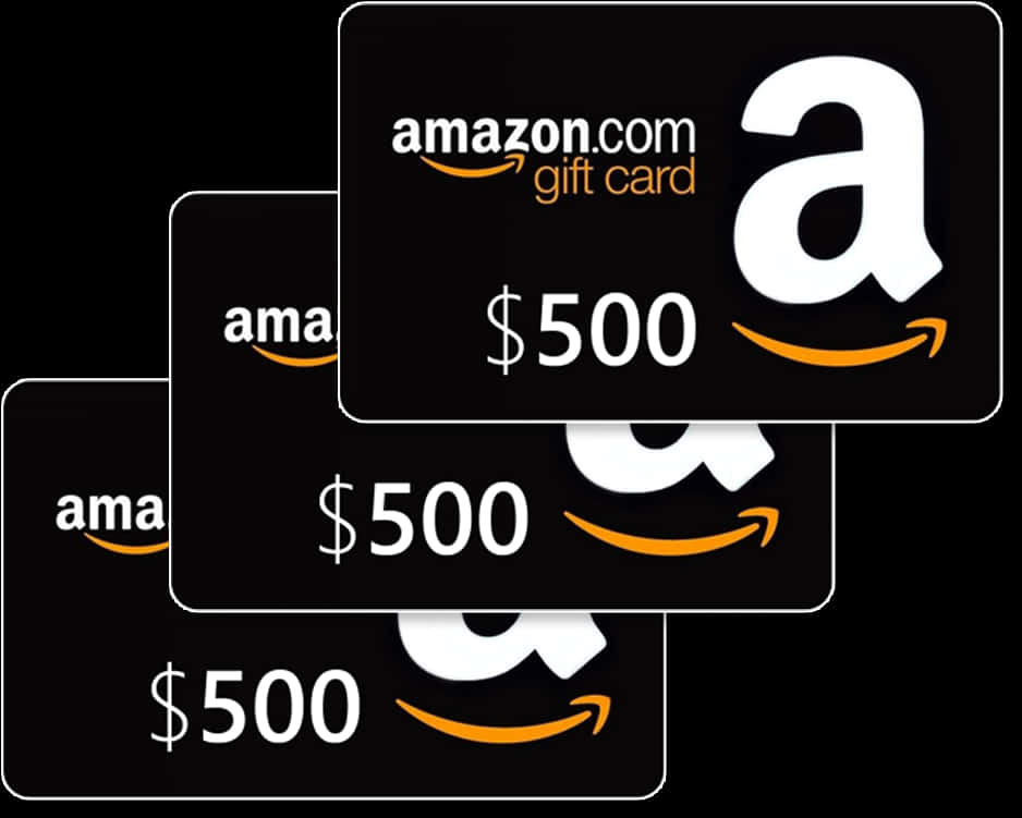 Amazon500 Dollar Gift Cards PNG