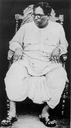 Ambedkar Seated On A Chair Wallpaper