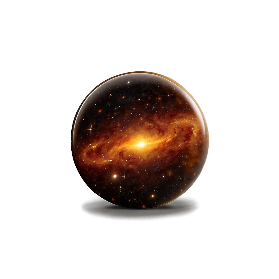 Download Amber Galaxy Orb Png Urf28 | Wallpapers.com