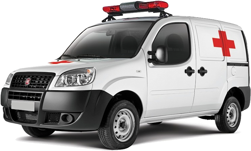 Ambulance Van Side View PNG