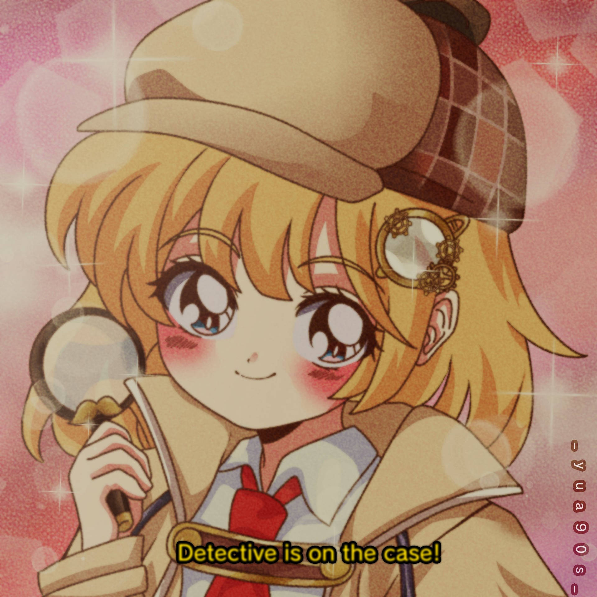 Amelia Watson Cute Retro Anime Aesthetic