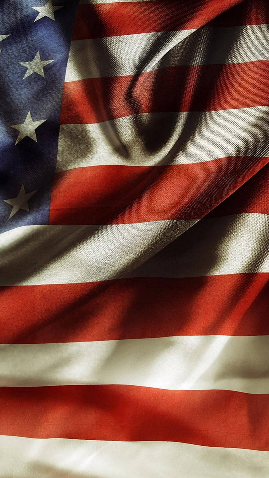 Zoomed Flag Of America Iphone Wallpaper