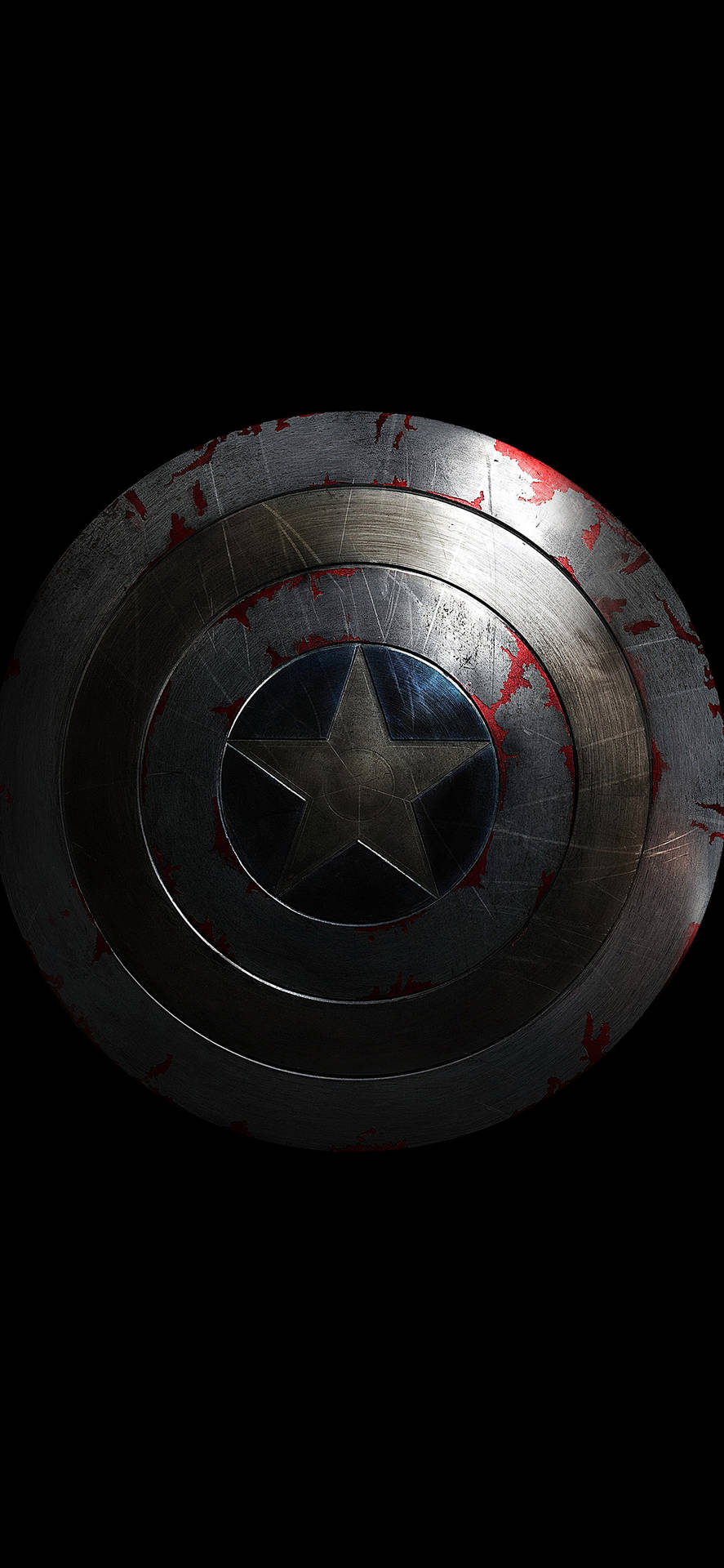 Escudodel Capitán América Para Iphone Fondo de pantalla