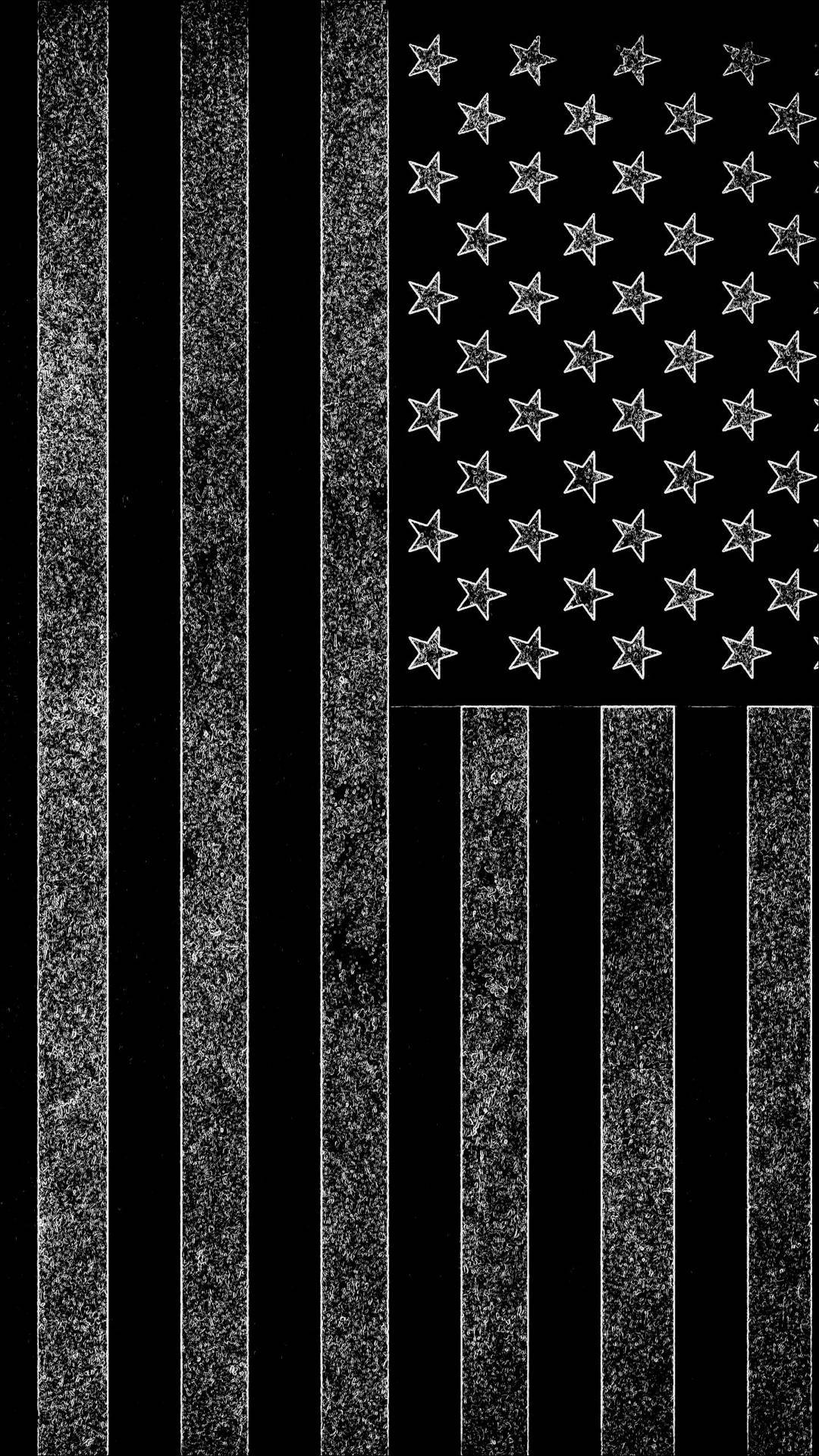 Wallpapergrunge Flagga Av Amerika Iphone Bakgrundsbild. Wallpaper