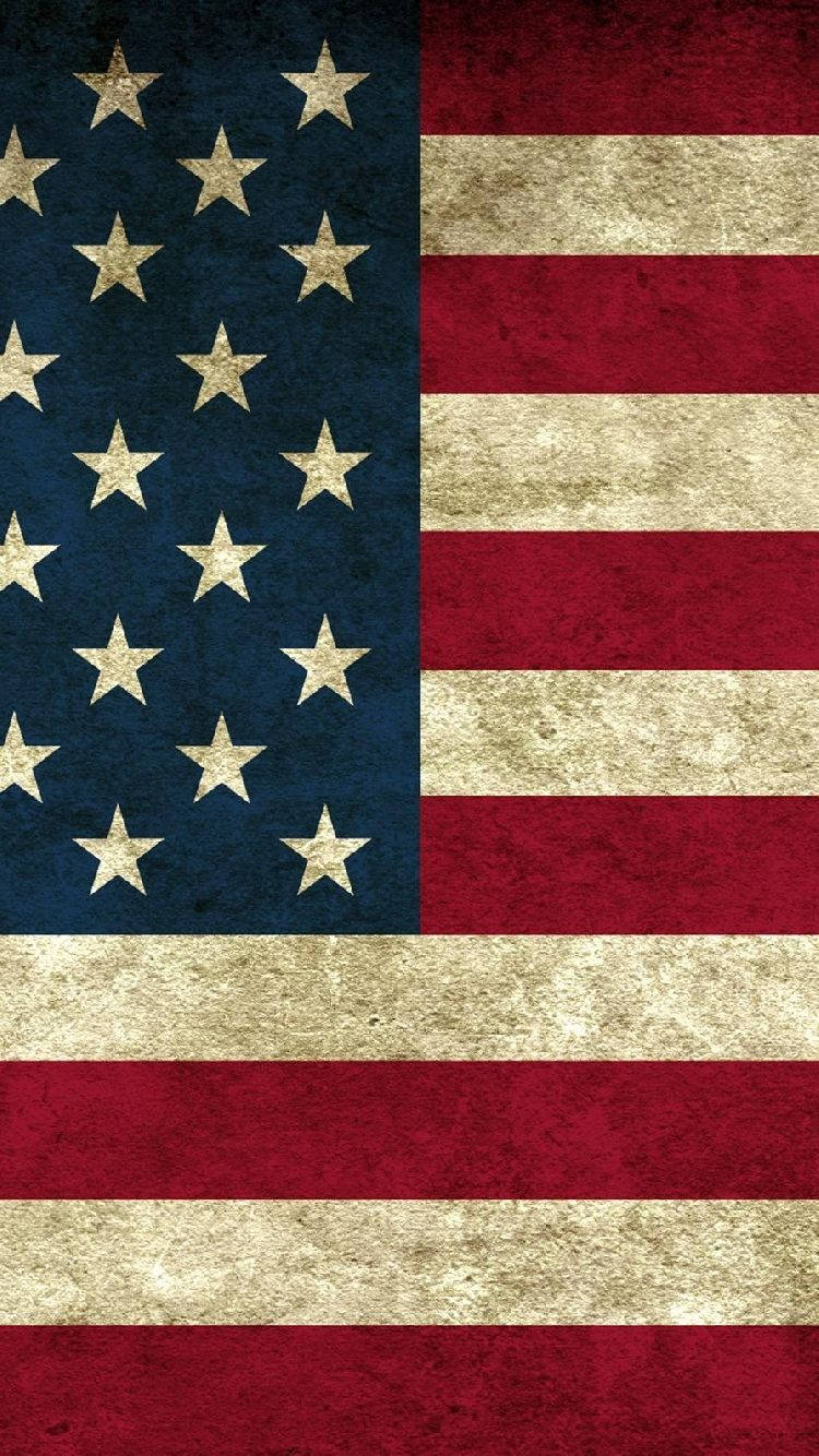 Amerikanischeiphone Flagge Wallpaper