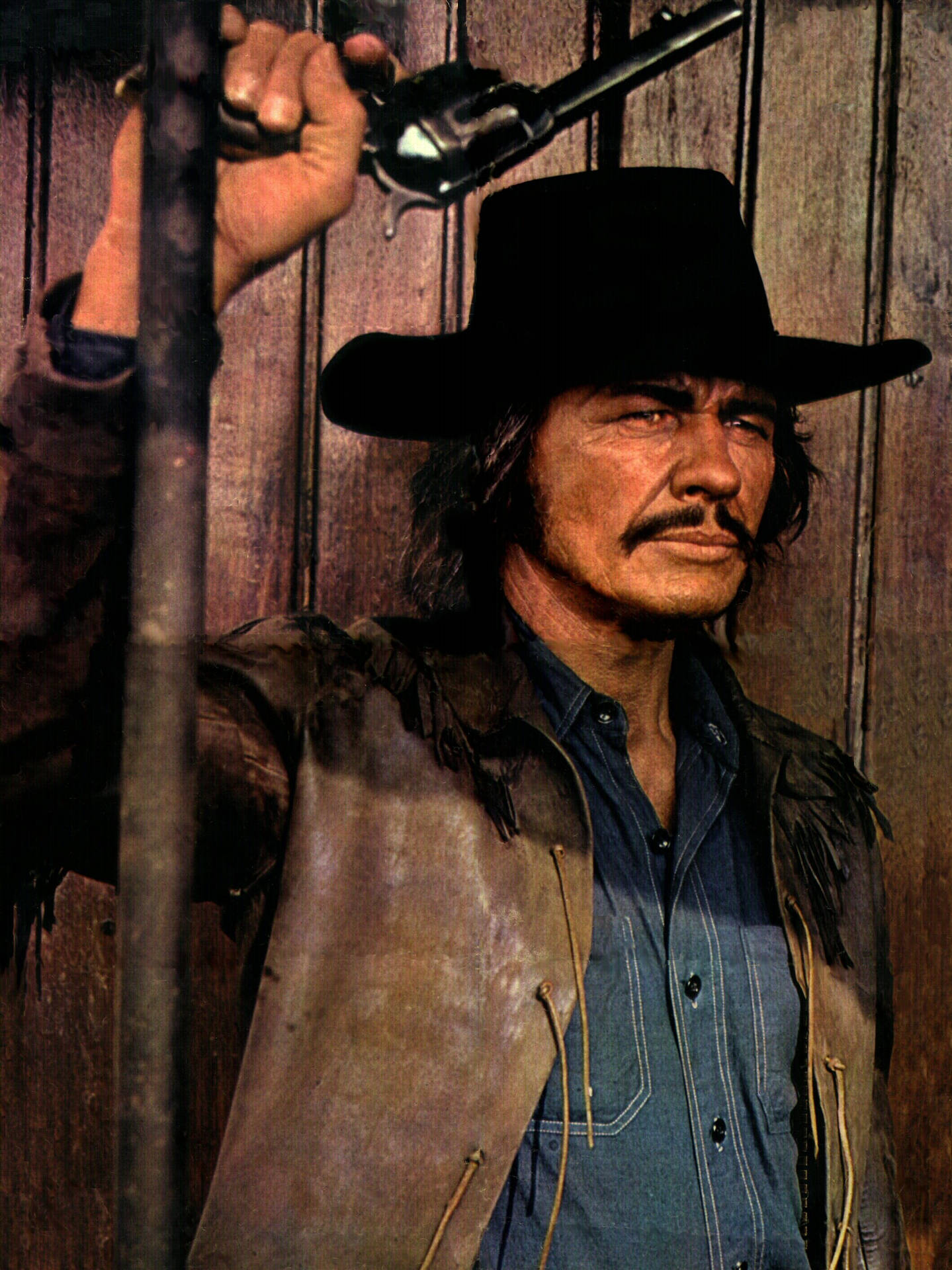 American Actor Charles Bronson In The Red Sun 1971 Wallpaper