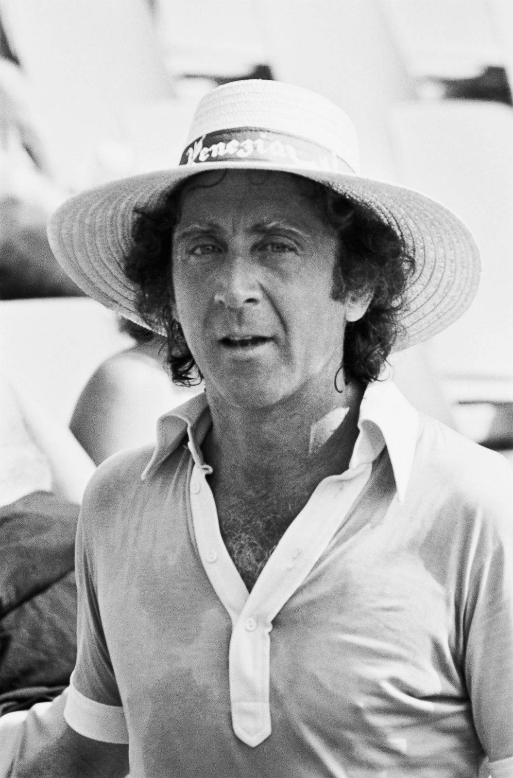 Attoreamericano Gene Wilder Durante Il Festival Del Cinema Di Venezia, 1981 Sfondo