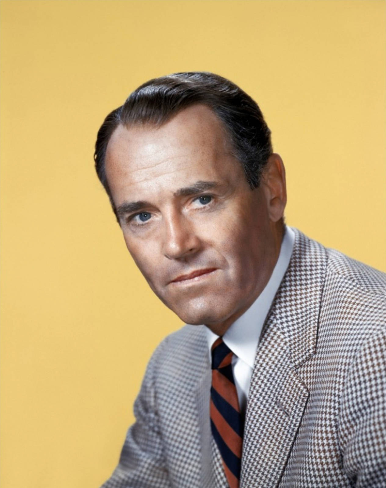 Amerikanskskådespelare Henry Fondas Porträtt Från 1955 Wallpaper