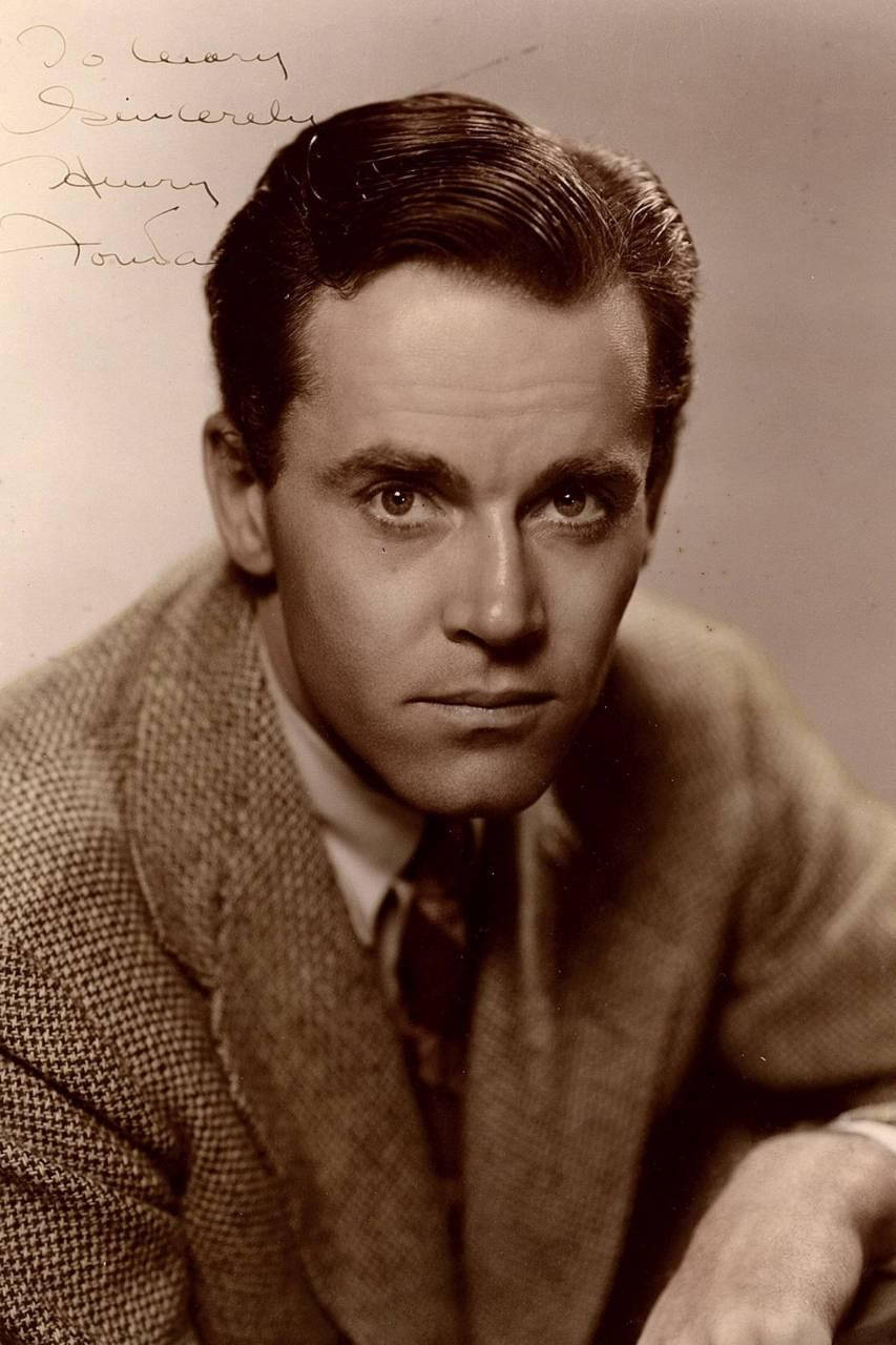 Amerikanskskådespelare Henry Fonda Vintage Fotografi. Wallpaper