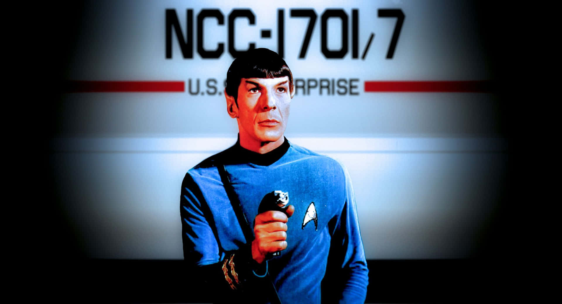 American Actor Leonard Nimoy As Spocks Background