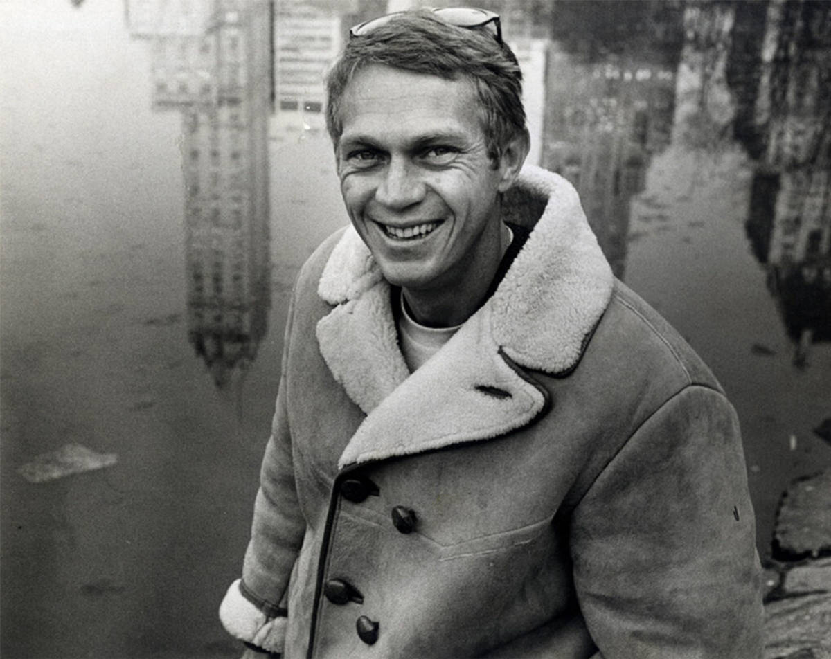 American Actor Steve McQueen 1965 Photograph Wallpaper