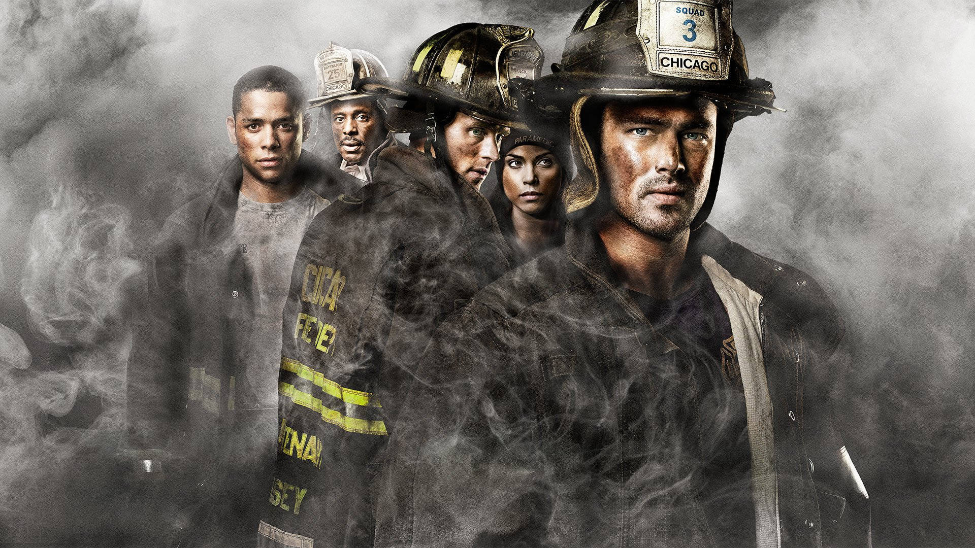 American Actor Taylor Kinney As A Fireman In Chicago Fire Wallpaper