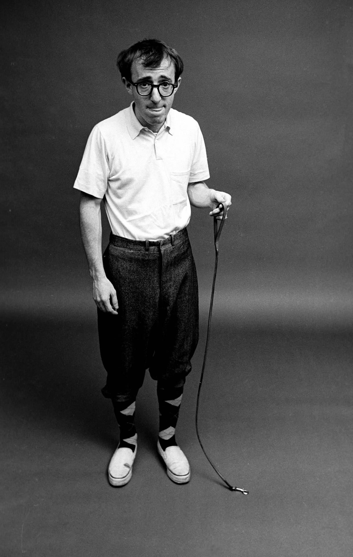Amerikanskskådespelare Woody Allen 1964 Porträtt. Wallpaper
