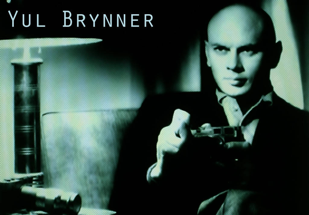 Amerikanischerschauspieler Yul Brynner Poster Wallpaper