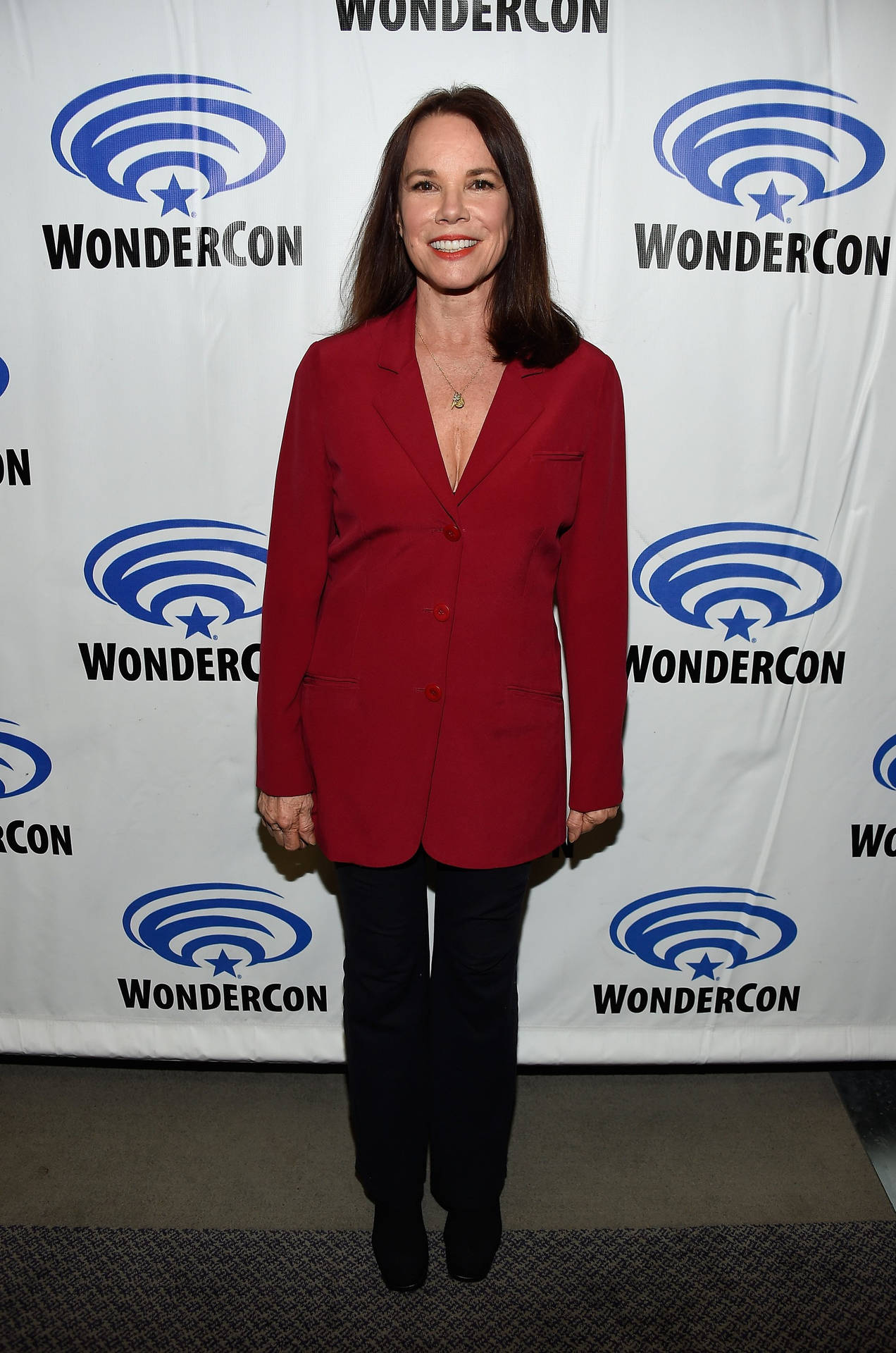 Amerikansk skuespiller Barbara Hershey på WonderCon Convention. Wallpaper