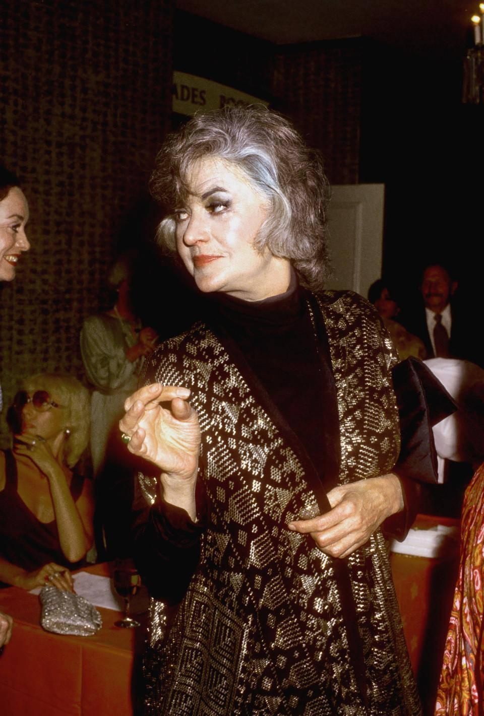 Amerikanskaskådespelerskan Bea Arthur Vid Los Angeles-evenemanget 1975. Wallpaper