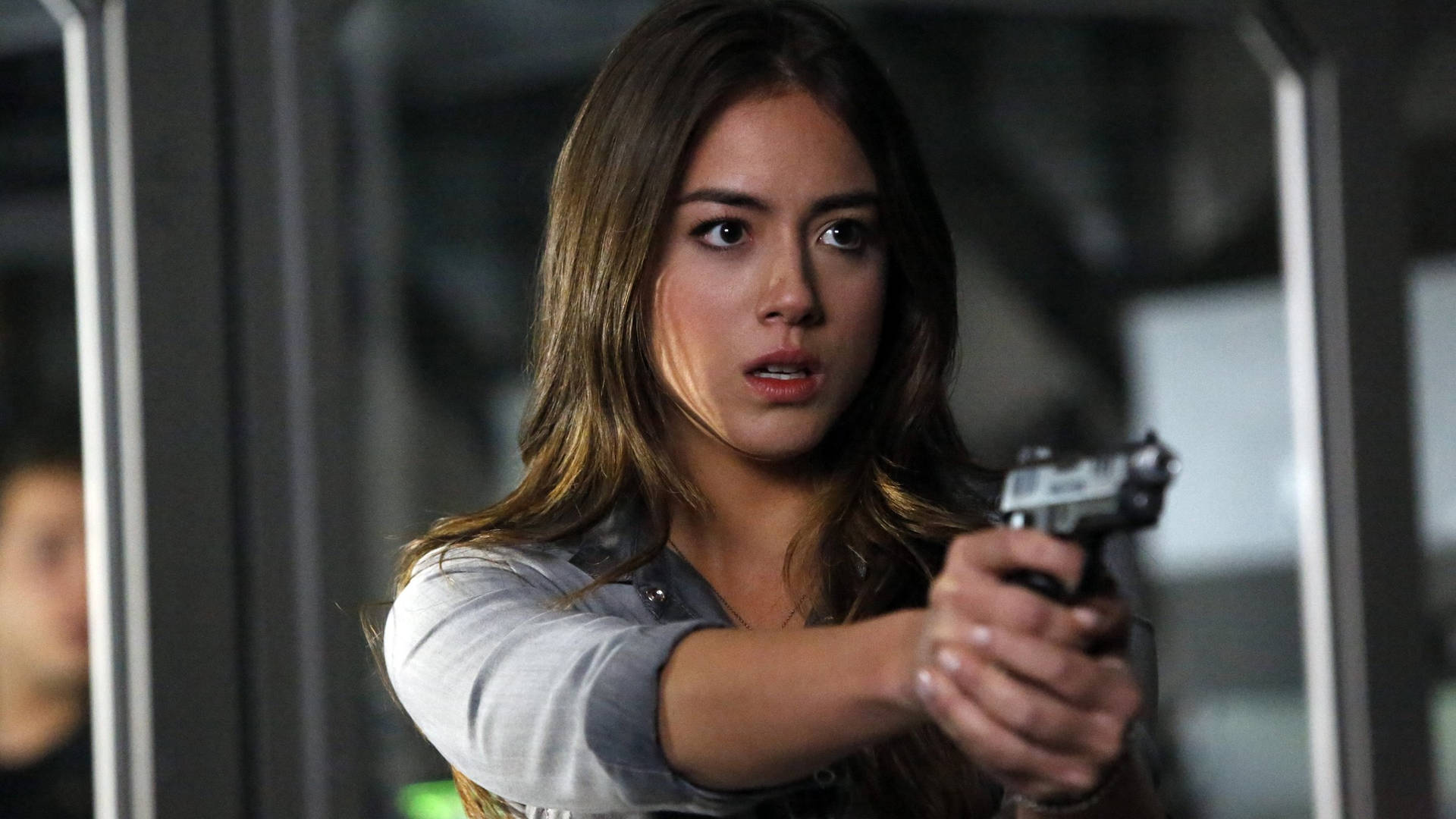 American Actress Chloe Bennet In Agents Of Shield Wallpaper