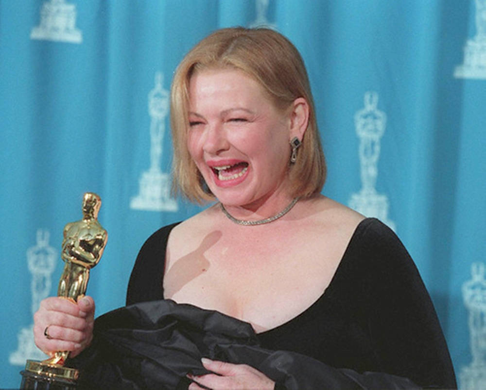 Amerikanischeschauspielerin Dianne Wiest, 1995 Academy Award. Wallpaper