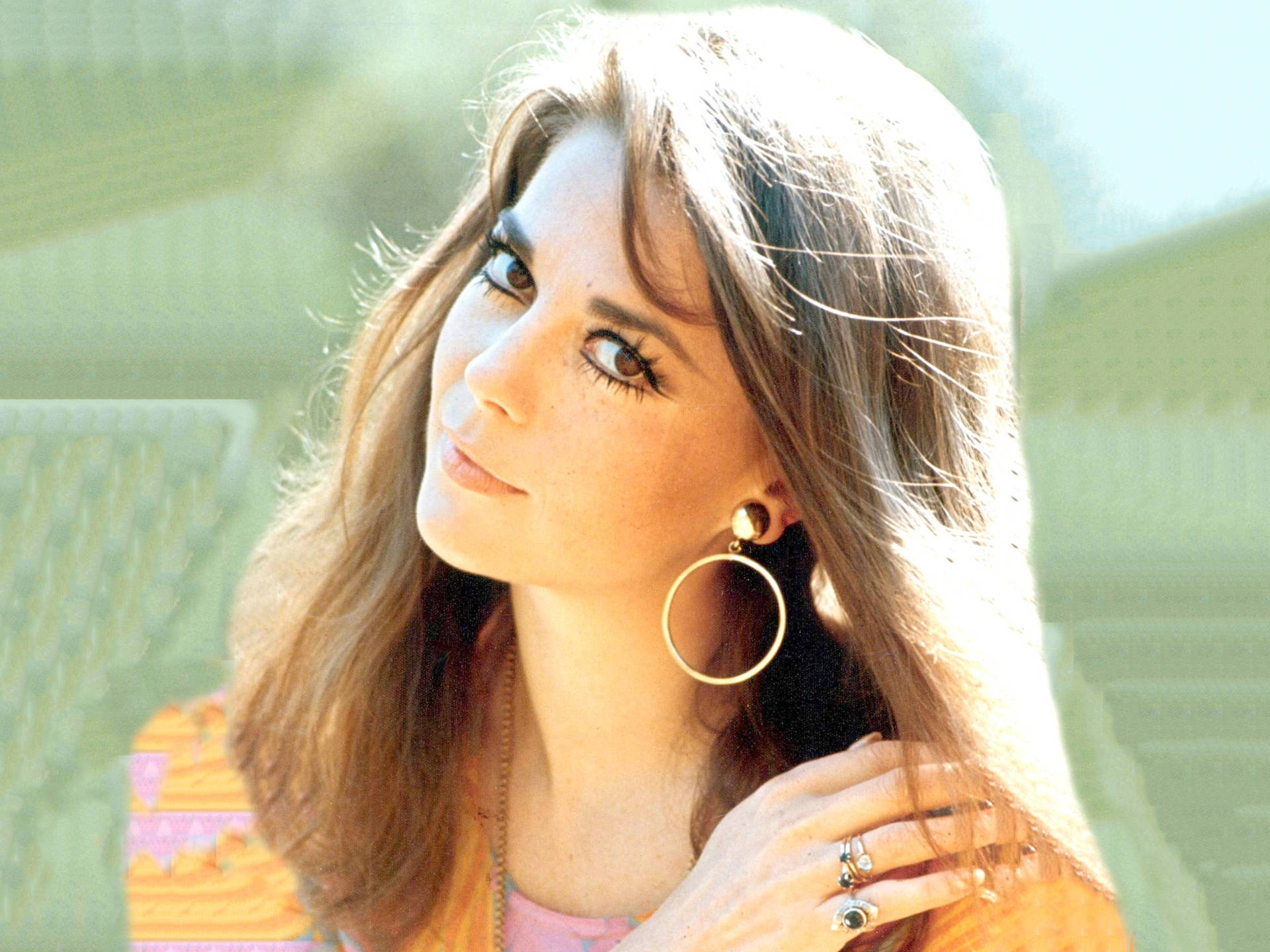 American Actress Natalie Wood in the 60s Wallpaper