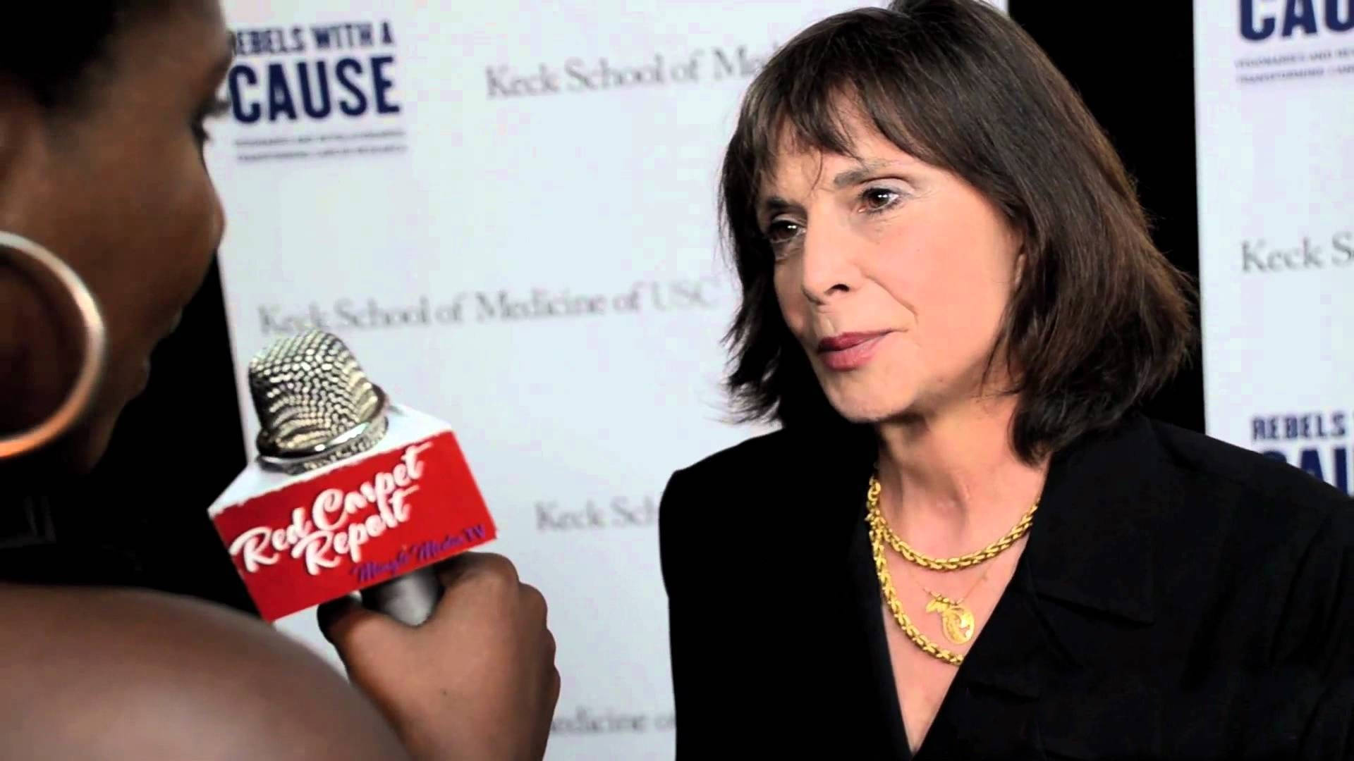 American Actress Talia Shire In An Interview Wallpaper