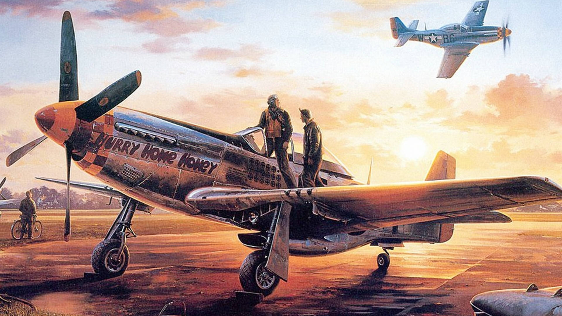 American Aircraft Pilots Wallpaper