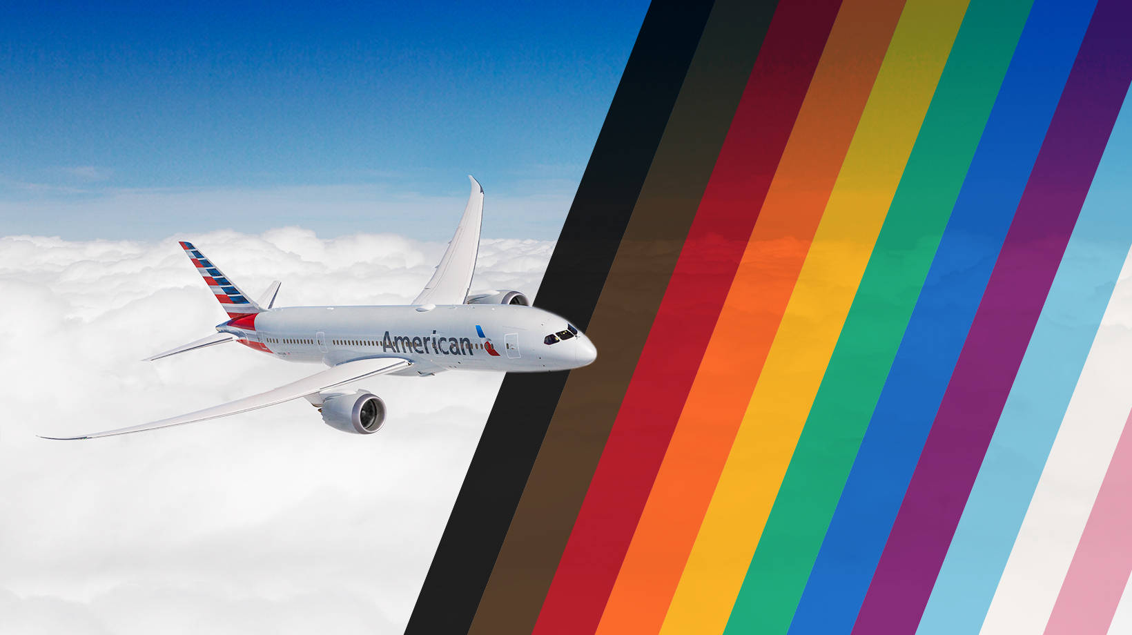 American Airlines Pride Month Wallpaper
