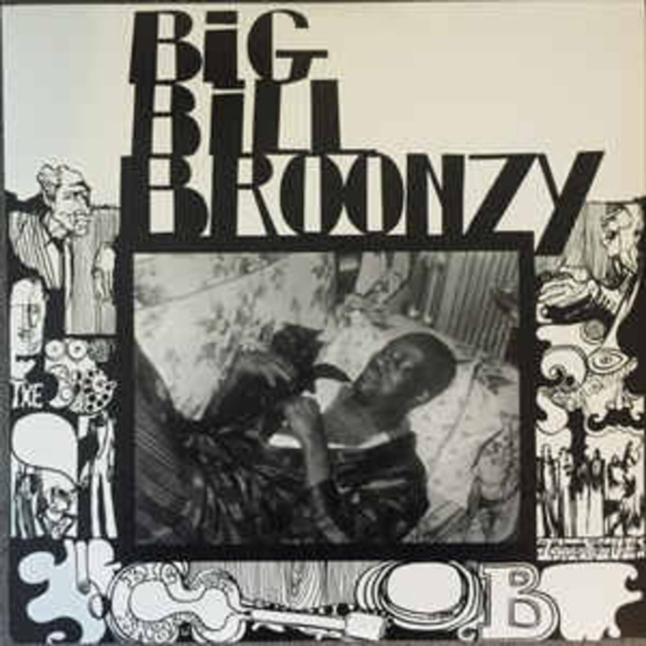 Vintage Poster of Big Bill Broonzy, Iconic American Blues Artist Wallpaper