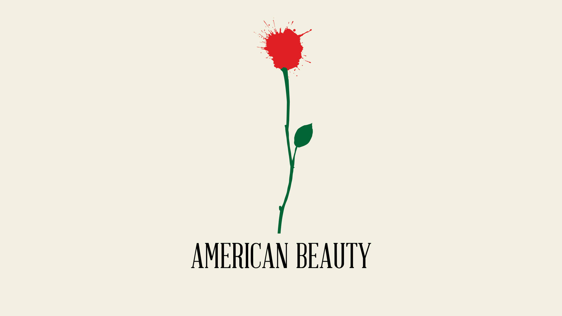 Posterdella Rosa American Beauty Sfondo