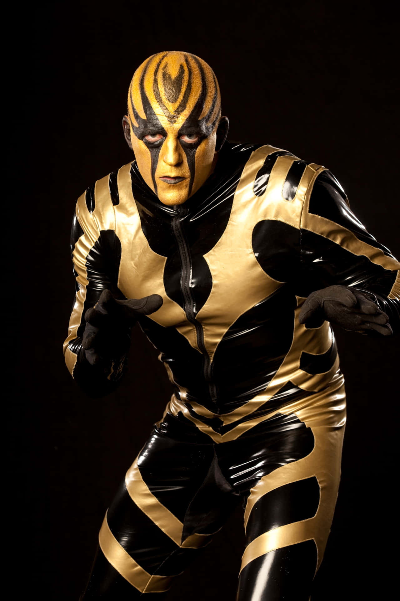 Amerikansk Dustin Rhodes i Golddust-outfit Wallpaper