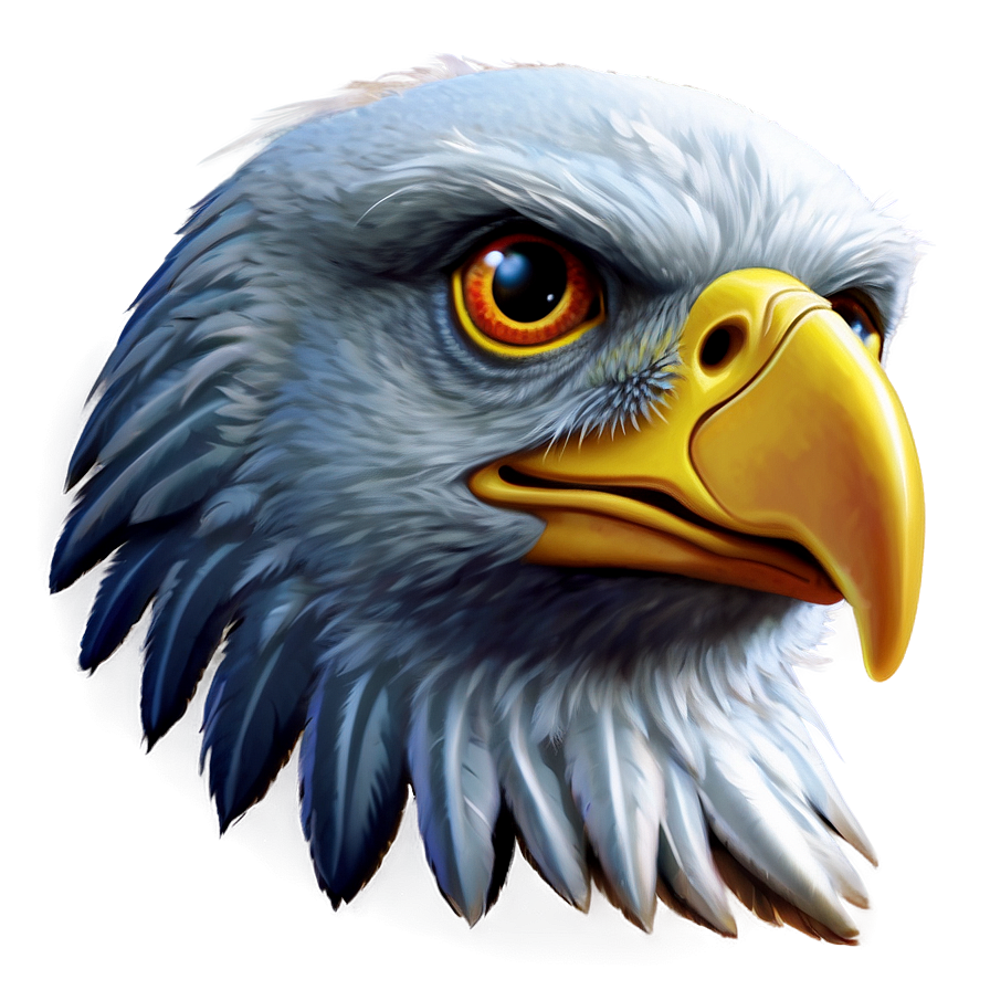American Eagle Cartoon Png 06122024 PNG