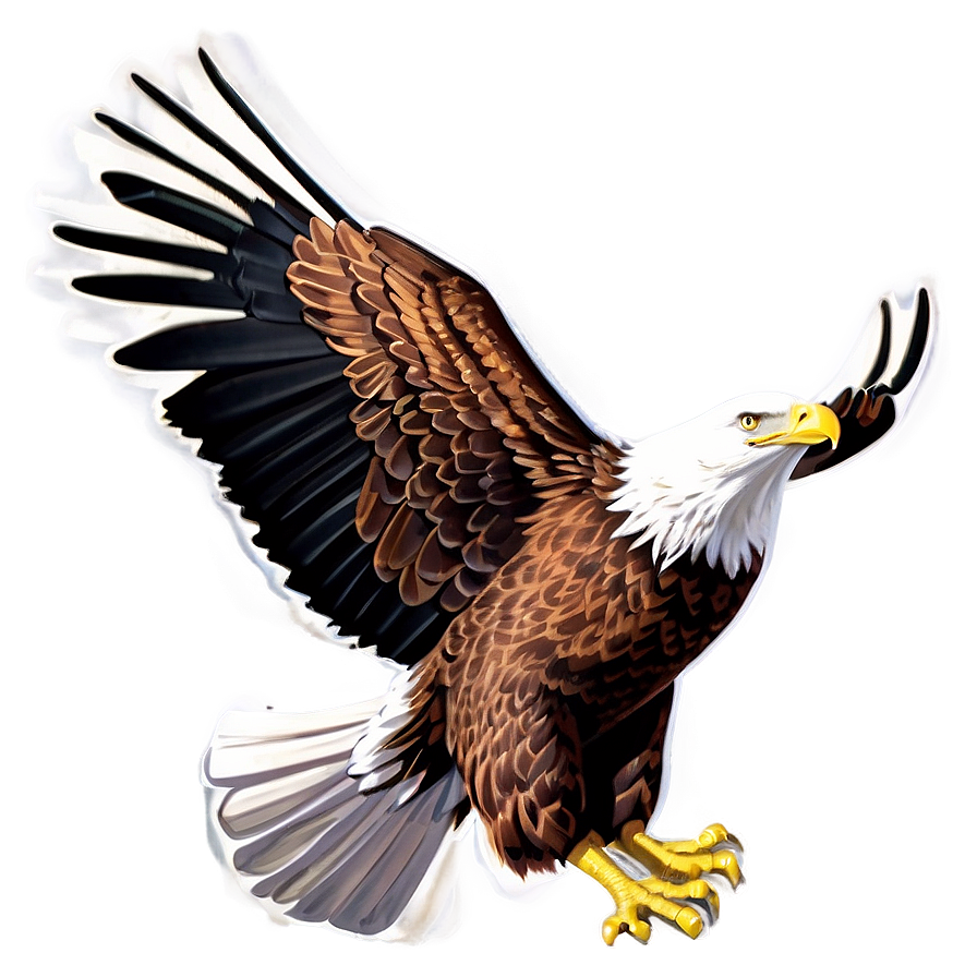 American Eagle Cartoon Png Pht99 PNG